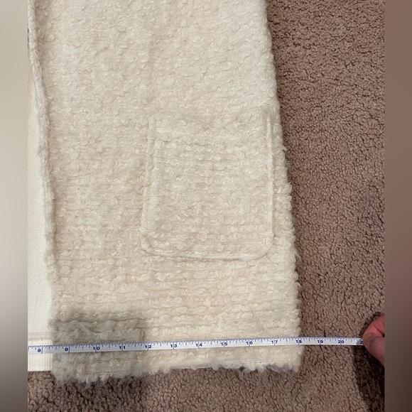 Women's ZARA BASIC Collection Retro long length poodle fur vest - Picture 5 of 9